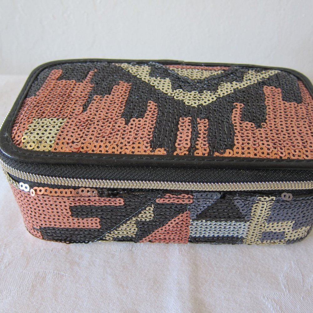 TARTE SEQUIN COSMETIC CASE